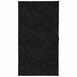 vidaXL Tapis shaggy PAMPLONA poils longs moderne noir 80x150 cm