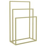 vidaXL Porte-serviettes sur pied Doré 48x24x79 cm Fer