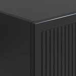 vidaXL Ensemble de Meubles 2 Pièces Noir 34 5 x 33 x 90 cm