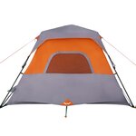 vidaXL Tente familiale 6 personnes libération rapide imperméable