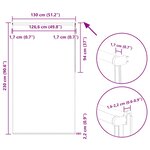 vidaXL Store enrouleur occultant jaune largeur du tissu 126 6 cm