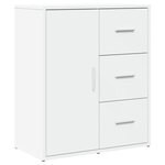 vidaXL Buffets 2 Pièces blanc 60x31x70 cm bois d'ingénierie