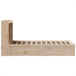 vidaXL Cadre de lit sans matelas 75x190 cm bois de pin massif