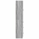 vidaXL Ensemble de Meubles 2 Pièces Sonoma gris 66 x 34 5 x 87 cm
