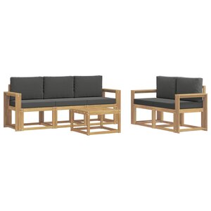 vidaXL Ensemble de canapés d'extérieur 6 pc