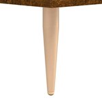 vidaXL Table de chevet chêne fumé 40x35x47 5 cm bois d’ingénierie