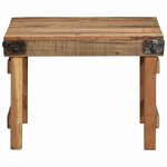 vidaXL Table basse Marron 60 x 55 x 40 cm Bois Recyclé Solide