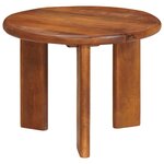vidaXL Tables basses gigognes 2 Pièces Marron miel Bois de mangue massif