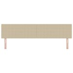 vidaXL Tête de lit Vert gris clair 200 cm Tissu côtelé