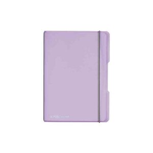 Carnet de notes my.book flex Pastel A5 40 feuilles Quadrillé PP Lilas Transparent HERLITZ