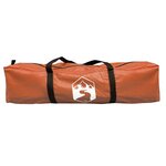 vidaXL Tente de camping tipi 4 personnes orange imperméable