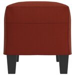 vidaXL Banc Rouge bordeaux 70x35x41 cm Similicuir
