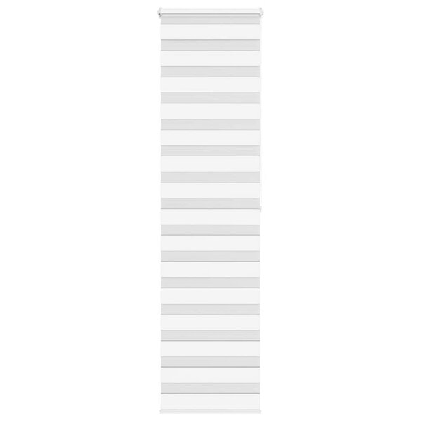 vidaXL Store zèbre blanc 60x200 cm largeur du tissu 55 9 cm polyester