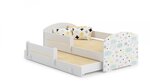 Lit enfant LUK 160x80 Étoiles gigogne avec matelas
