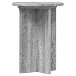 vidaXL Support de Plante 2 pièces Sonoma gris Ø29 5 x 40 cm