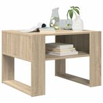 vidaXL Table basse Chêne Sonoma 66 x 53 x 45 cm Bois d'ingénierie