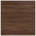 vidaXL Table basse avec tiroirs chêne marron 100x100x40 cm