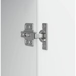 vidaXL Meuble TV Blanc brillant 99 x 34 5 x 47 cm Bois d'ingénierie