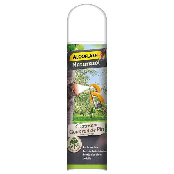 ALGOFLASH NATURASOL Cicatrisant Goudron de pin - Aérosol 300 ml