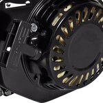 vidaXL Moteur à essence 6 5 CH 4 8 kW Noir