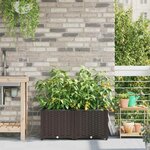 vidaXL Pots de jardin Marron 80 x 40 x 37.5 cm Acier