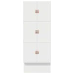 vidaXL Cadre de lit de rangement Blanc 80x200 cm