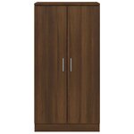 vidaXL Armoire à chaussures Chêne marron 55x35x108cm Bois d'ingénierie