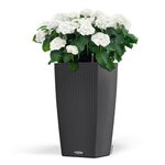 LECHUZA Jardinière CUBICO Cottage 40 ALL-IN-ONE Granite