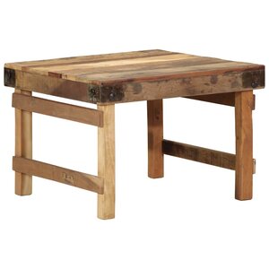 vidaXL Table basse Marron 60 x 55 x 40 cm bois de récupération massif