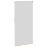 vidaXL Store enrouleur occultant 64 4 x 120 cm  largeur du tissu 60 cm  beige