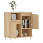 vidaXL Buffet Chêne sonoma 60x35x70 cm Bois d'ingénierie