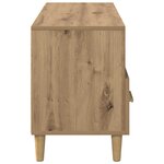 vidaXL Meuble TV Chêne artisan 102 x 36 x 50 cm Bois d'ingénierie