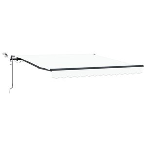 vidaXL Tissu de auvent Blanc 300 x 250 cm Polyester