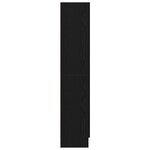 vidaXL Bibliothèque Chêne noir 82 5 x 30 5 x 150 cm Bois d'ingénierie