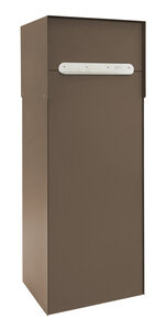 Boîte à colis en acier  Multipack Double EP3158  fenêtre et  2 portes  Marron