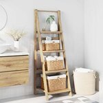 vidaXL Paniers de rangement 3 Pièces Naturel 35 x 30 x 25 cm
