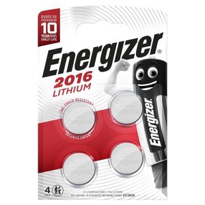 Piles bouton Energizer Ultimate Lithium 2016, pack de 4