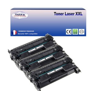T3AZUR - 3x Toners compatibles avec Canon 052 pour Canon LBP-212dw  LBP-215x  LBP-214dw Noir - 3 200p