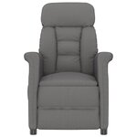 vidaXL fauteuil Gris foncé 96 5 x 70 5 x 95 cm Microfibre