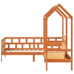 vidaXL Ensemble de lit de jour avec toit sans matelas 80x200 cm