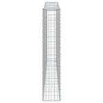 vidaXL Paniers à gabions arqués 6 Pièces 400x30x160/180 cm Fer galvanisé