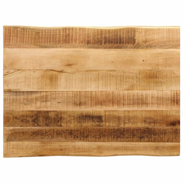vidaXL Dessus de table bord vivant 70x60x3 8 cm bois de manguier brut