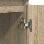 vidaXL Buffet et tiroirs chêne sonoma 100 5x35x98 5 cm bois ingénierie