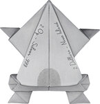 Pièce de monnaie en Argent 2 Dollars g 62.2 (2 oz) Millésime 2026 Folded Dreams PAPER FROG (PRÉCOMMANDE)