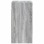 vidaXL Armoire Murale 59 x 31 x 60 cm Bois d'ingénierie Sonoma gris