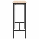 vidaXL table Naturel 100 x 40 x 101 cm Bois d'ingénierie et acier