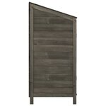 vidaXL Remise de jardin Anthracite 102x52x112 cm Bois de sapin solide