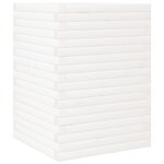 vidaXL Jardinière blanc 50x50x68 5 cm bois de pin massif