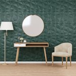 vidaXL Panneaux muraux 48 Pièces vert 50x50 cm XPS 12 m² losange