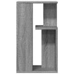 vidaXL Table d'appoint sonoma gris 35x35x60 cm bois d'ingénierie